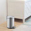 Cubo con Pedal 3L Acero Inoxidable Mate EKO LUNA